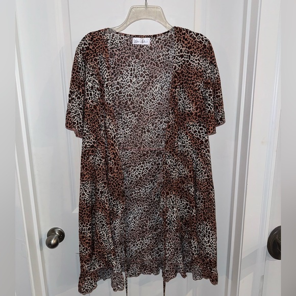 West and Peach wrap dress! size L - Picture 4 of 4